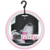 Car Plus stuurhoes Girly universeel leer roze/wit 37 39 cm - thumbnail