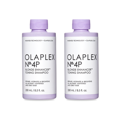 Olaplex No.4P Blonde Enhancer Toning Shampoo Duo Set