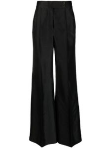 ZIMMERMANN pantalon en laine mélangée à coupe ample - Noir