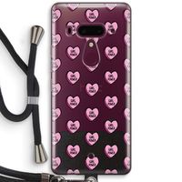 GIRL POWER: HTC U12+ Transparant Hoesje met koord