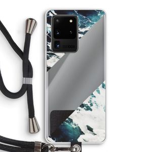 Golven: Samsung Galaxy S20 Ultra Transparant Hoesje met koord