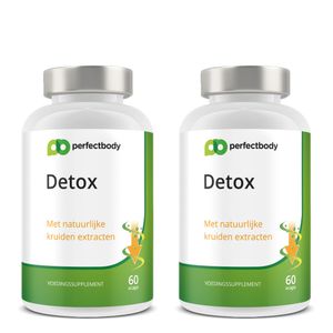 Perfectbody Detox Kuur (30 Dagen) Pillen 2-pack - 120 Vcaps