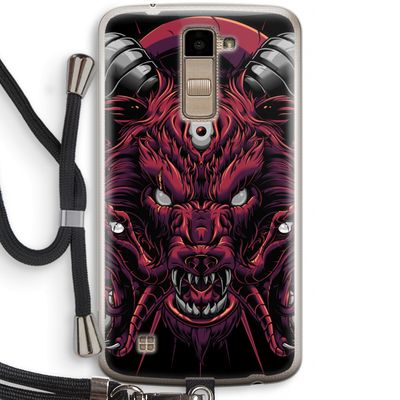 Hell Hound and Serpents: LG K10 (2016) Transparant Hoesje met koord