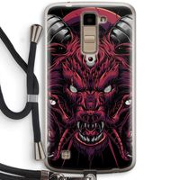 Hell Hound and Serpents: LG K10 (2016) Transparant Hoesje met koord