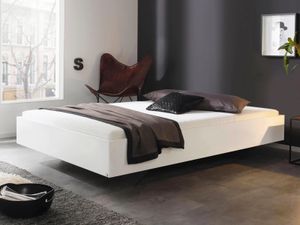 Bed IXANA 120x200 cm hoogglans wit zonder hoofdeinde