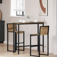 Tafel Artisan Eiken 100 x 50 x 90,5 cm Engineered hout en staal