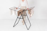 Brabantia hangon droogrek 20 meter matt black - thumbnail