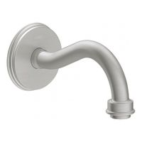 Tres Clasic inbouw uitloop 17 cm messing rvs look