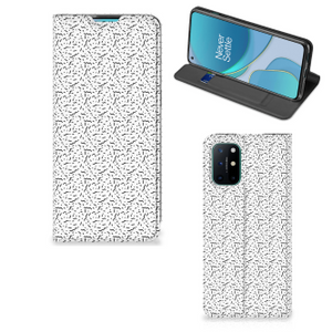 OnePlus 8T Hoesje met Magneet Stripes Dots