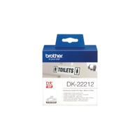 Continu film tape Brother DK22212 Wit Zwart/Wit - thumbnail
