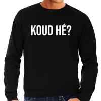 Apres ski sweater heren - koud he - zwart - apres ski party - wintersport Apres ski sweater heren - koud he - zwart - apres ski party - wintersport