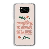 Optimistic flower girl: Xiaomi Poco X3 Pro Transparant Hoesje
