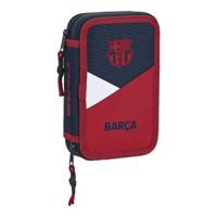 Dubbele etui F.C. Barcelona Corporativa Blauw Kastanjebruin 12.5 x 19.5 x 4 cm (28 Onderdelen)
