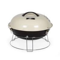 Draagbare houtskoolbarbecue - LIVOO - DOC301 - Champagne en zwart