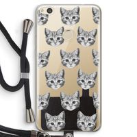 Kitten: Huawei Ascend P8 Lite (2017) Transparant Hoesje met koord Kitten: Huawei Ascend P8 Lite (2017) Transparant Hoesje met koord