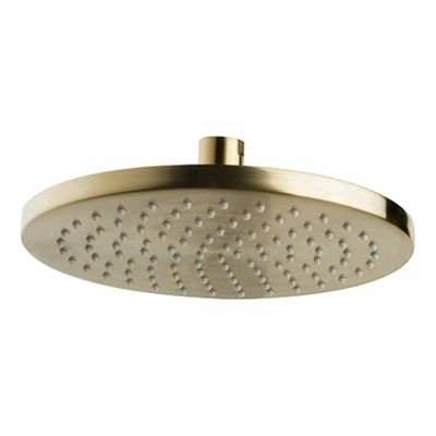 Hoofddouche Wiesbaden UniMatch Caral | 20 cm | Rond | Geborsteld messing PVD