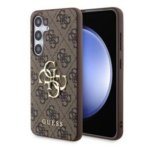 Samsung Galaxy S24+ Guess 4G Big Metal Logo Hybrid Case - Bruin