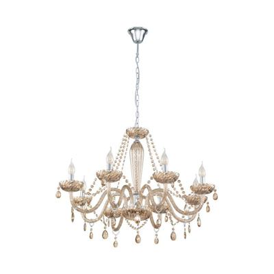 Eglo Cognac kroonluchterBasilano 8-lichts 82cm - 39093