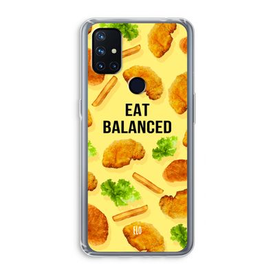 Eat Balanced: OnePlus Nord N10 5G Transparant Hoesje