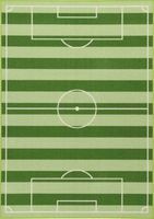 Non- Vloerkleed football: 140x80 cm Non- Vloerkleed football: 140x80 cm