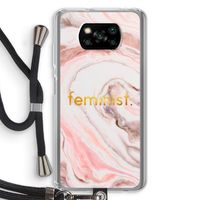 Feminist: Xiaomi Poco X3 NFC Transparant Hoesje met koord