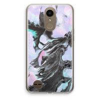 Pastel zwart: LG K10 (2017) Transparant Hoesje