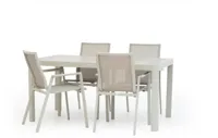 Trestino diningset gironde 161 nancy latte