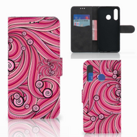 Huawei P30 Lite (2020) Hoesje Swirl Pink