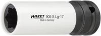 HAZET Krachtdopsleutel · hybride speciaal profiel 905SLG-17 · 1/2 inch (12,5 mm) vierkant hol · Wielbouten hybride speciaal profiel · SW 17 mm