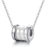 Cilla Jewels ketting Zilver Wit Roman Pendant - thumbnail