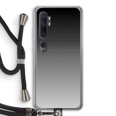 Musketon Halftone: Xiaomi Mi Note 10 Transparant Hoesje met koord