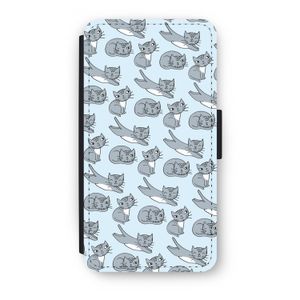 Poezen: iPhone X Flip Hoesje