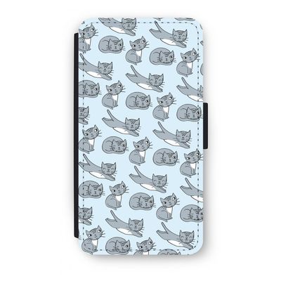 Poezen: iPhone X Flip Hoesje