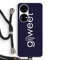 Gijweet: Huawei P50 Transparant Hoesje met koord