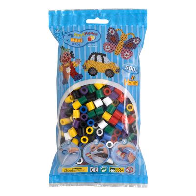 Hama strijkkralenmix - basis maxi, 500st.