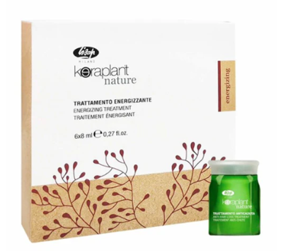 Lisap Lotion Keraplant Nature Energizing Treatment 6x8ml 48ml | Voor Dunner Wordend Haar Lisap Lotion Keraplant Nature Energizing Treatment 6x8ml 48ml | Voor Dunner Wordend Haar