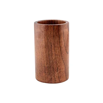 EcoWood - Luxe Houten Keukengerei Set met Opbergemmer