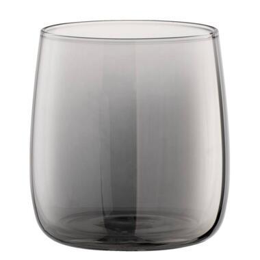 Waterglas Ivy - grijs - 340 ml - Leen Bakker