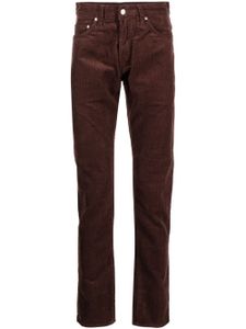 Carhartt WIP pantalon fuselé Klondike en velours côtelé - Rouge