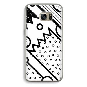 Pop Art #4: Samsung Galaxy S7 Edge Transparant Hoesje