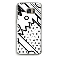 Pop Art #4: Samsung Galaxy S7 Edge Transparant Hoesje