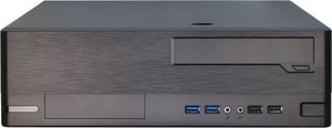 Inter-Tech IT-502 htpc behuizing 2x USB-A 2.0, 2x USB-A 3.2 (5 Gbit/s), 2x Audio