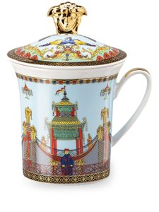 Versace mug Marco Polo en porcelaine - Multicolore