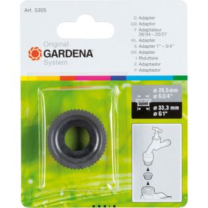 GARDENA Adapter 33,3 mm (G 1") - 26,5 mm (G 3/4") adapter 5305-20