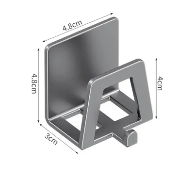 GripSteel - RVS Sponshouder & Zelfklevende Organizer