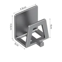 GripSteel - RVS Sponshouder & Zelfklevende Organizer