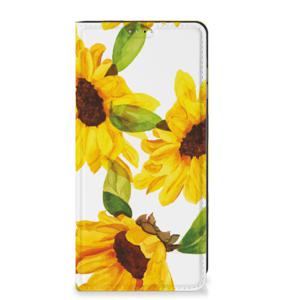 Smart Cover voor Samsung Galaxy A25 Zonnebloemen