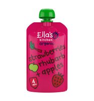 Strawberry rhubarb & apples 4+ mnd knijpz bio