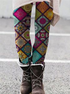 Sheath Floral-Print Cotton-Blend Leggings