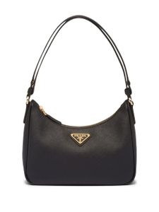 Prada mini sac Re-Edition en cuir - Noir